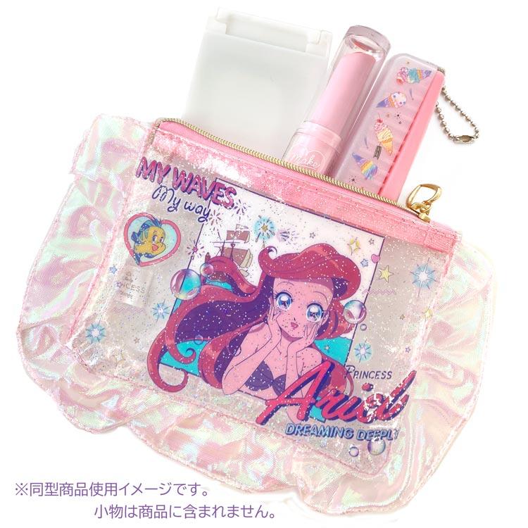 ディズニープリンセス フリル付クリアポーチ ラプンツェル 786865