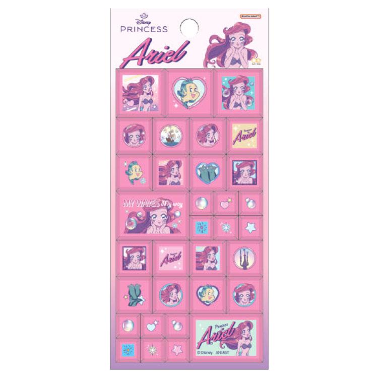 ディズニープリンセス タイルシール アリエル 786537 バレエコア 第2弾