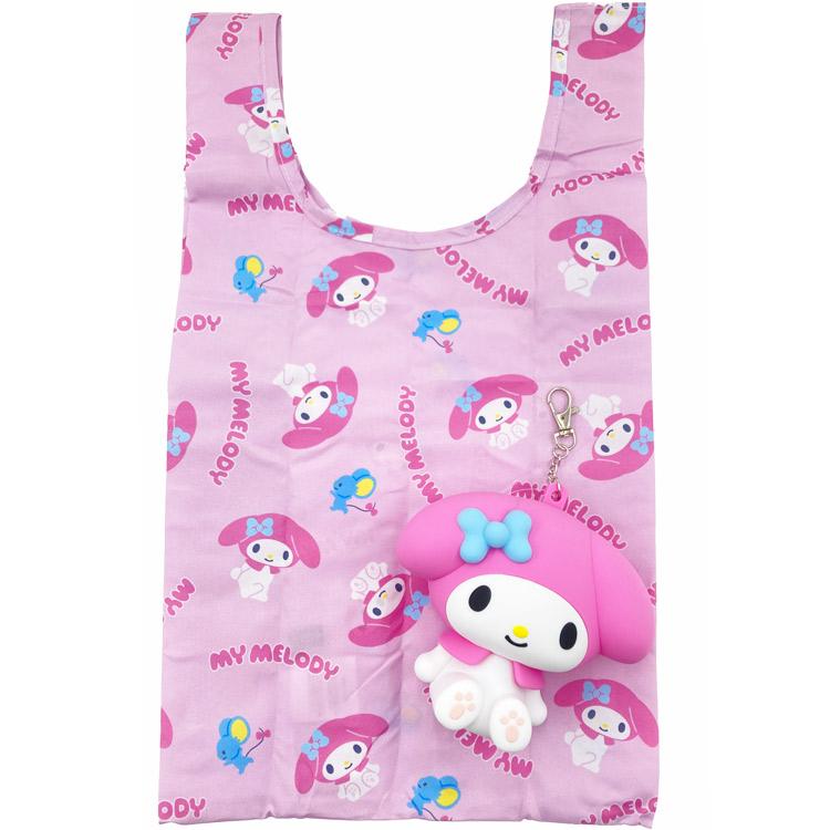 マイメロディ ポーチ付きエコバッグ ソリッドマイメロ 926828 SANRIO