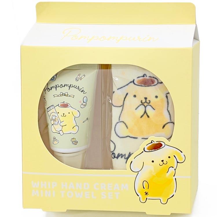 ポムポムプリン ホイップハンドクリーム&タオルセット 334388