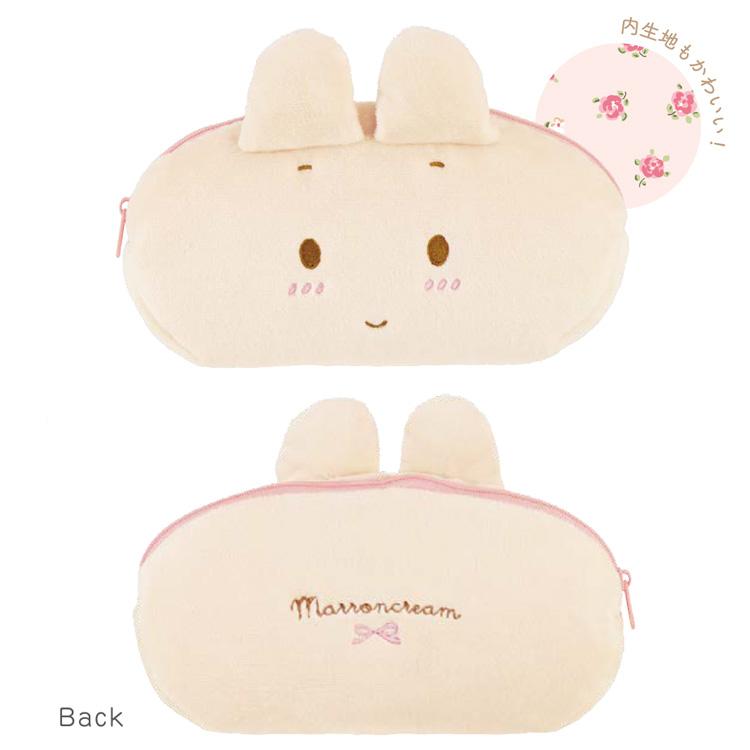マロンクリーム ぬいぐるみフェイスペンポーチ 235575 SANRIO サンリオ