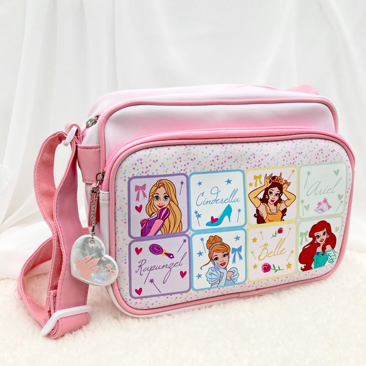 79確認用!入園グッズ　ロイヤルプリンセス　ディズニー　ショルダーバッグ ディズニープリンセス ショルダーバッグ キッズ Disney