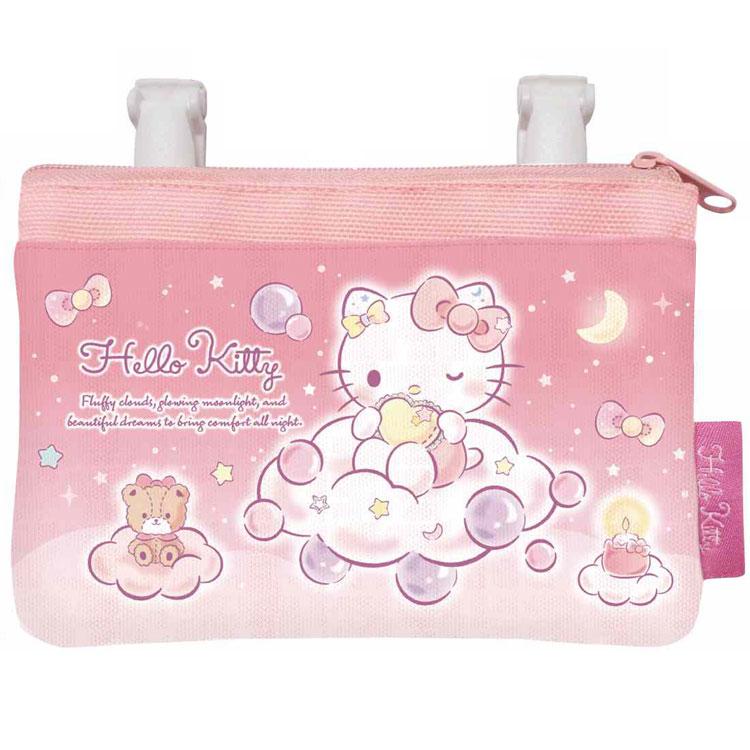 ハローキティ ポケットポーチ 596361 ピンク クリップポーチ 園児