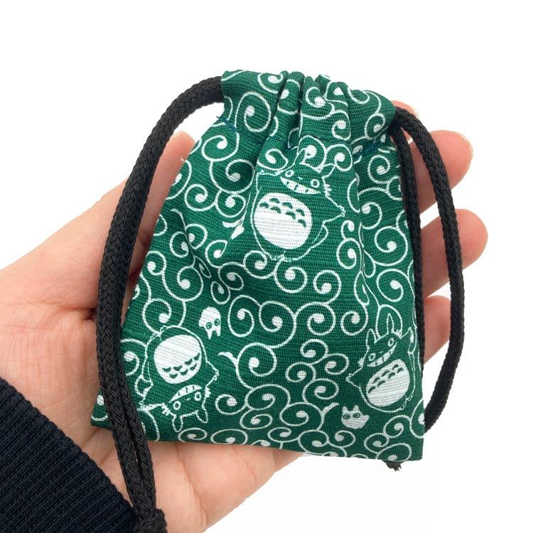 となりのトトロ きんちゃく すたんぷ トトロと唐草模様 129813 TOTORO