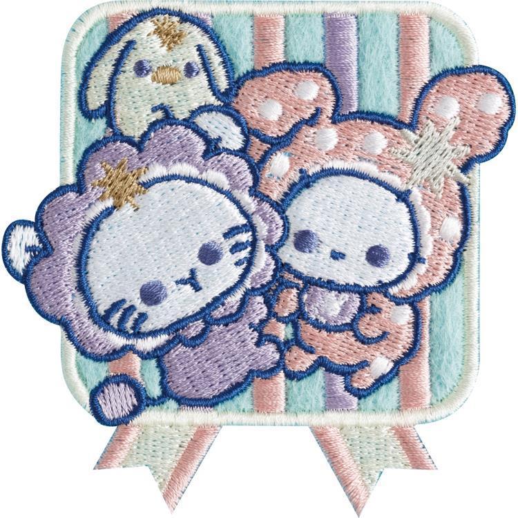 海外ポップアップ限定 4個セット リラックマ 刺繍ブローチ