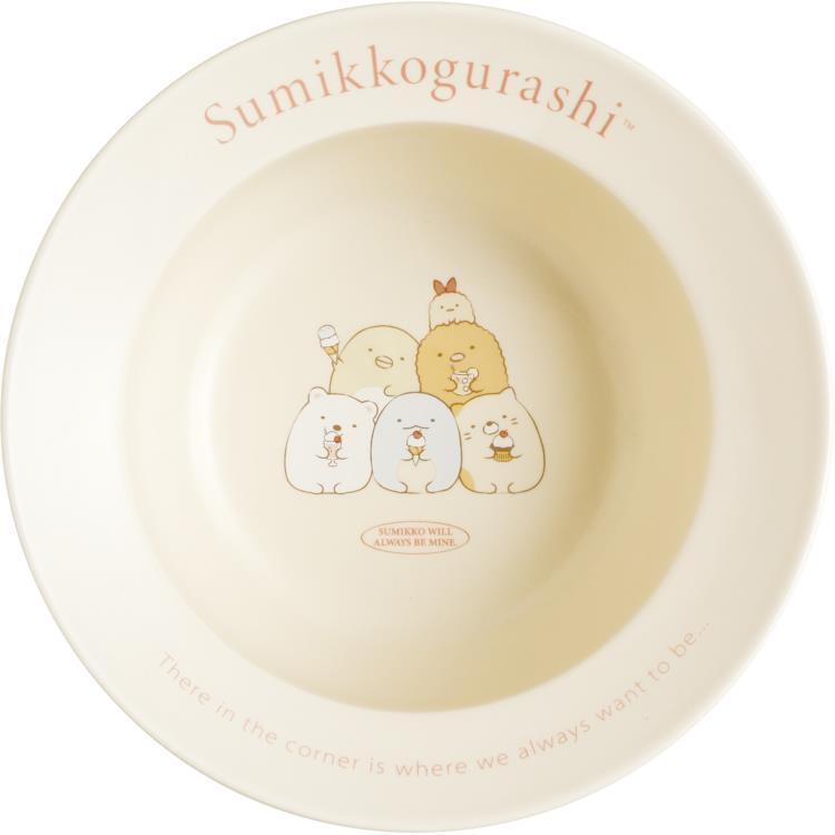 すみっコぐらし ボウル レタリングキッチン 16cm 深皿 丸皿 磁器