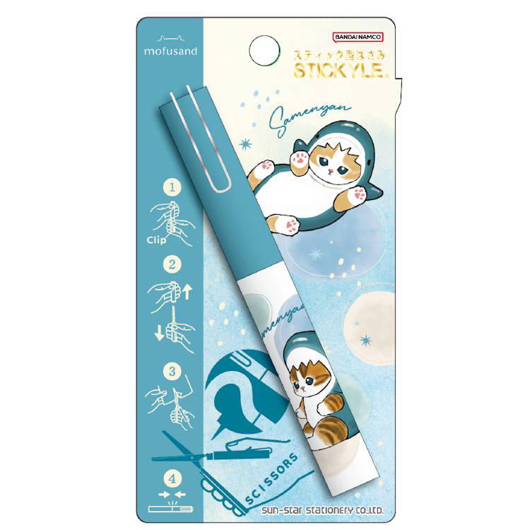 mofusand スティッキールはさみ サメにゃん モフサンド 携帯はさみ