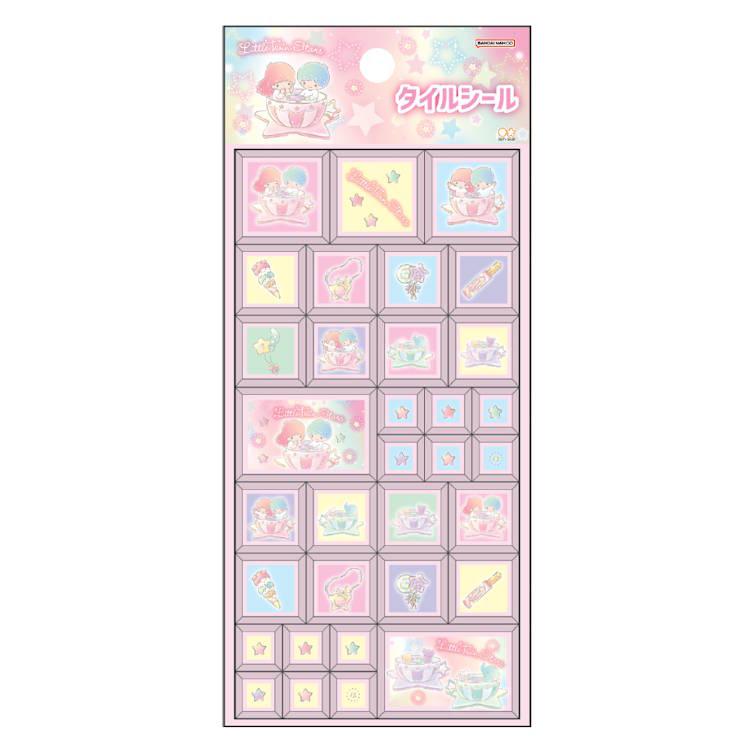 リトルツインスターズ タイルシール キキララ シール デコ