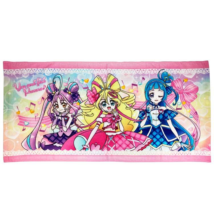 キミとアイドルプリキュア インクジェットミニバスタオル 845353 キミとアイドルプリキュア インクジェットミニバスタオル 845353