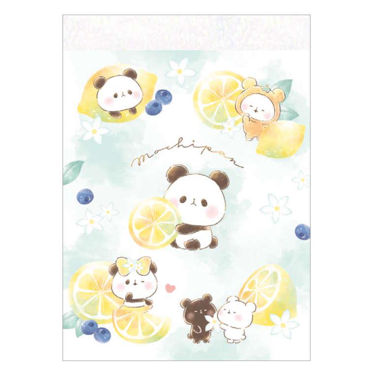 もちもちぱんだ ミニメモ れもん めも メモ帳 メモ紙 メッセージ 伝言