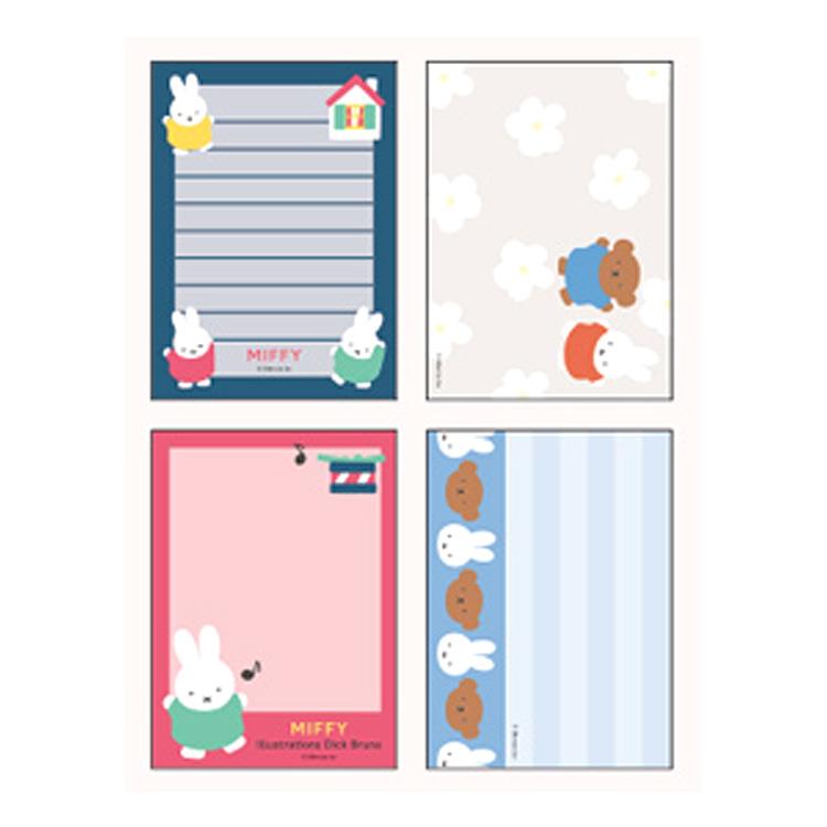 ミッフィー ミニメモパッド グレー 053729 miffy ディックブルーナ