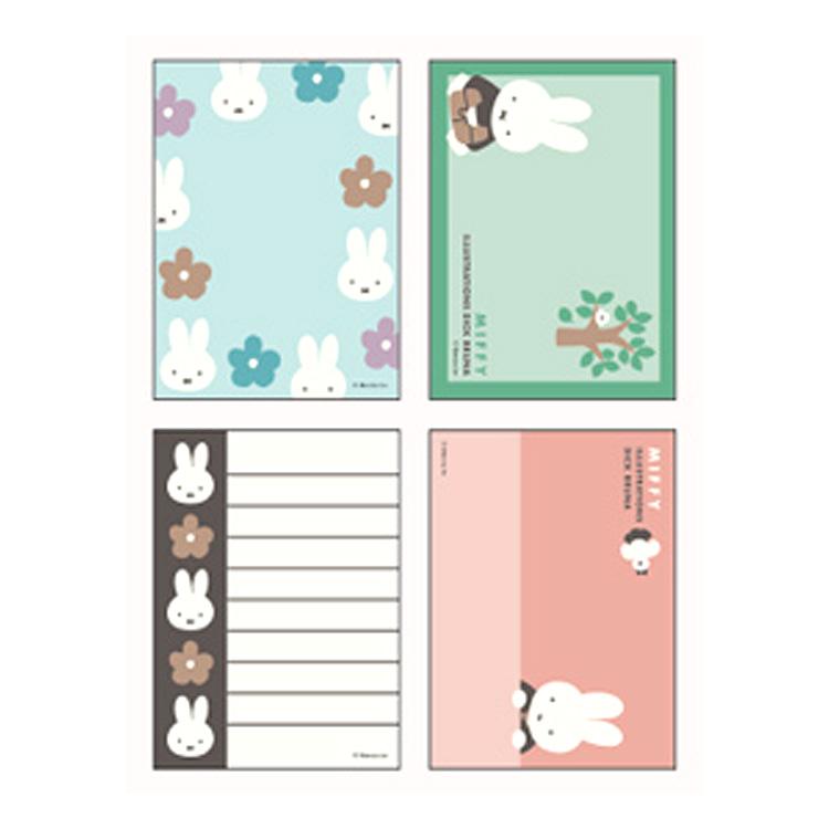 ミッフィー ミニメモパッド 濃グレー 053743 miffy ディックブルーナ