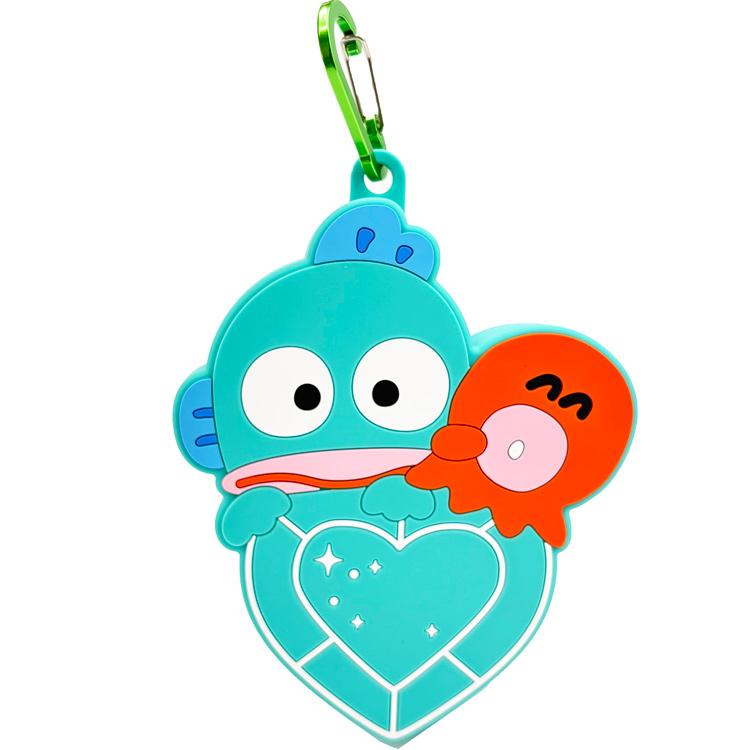 激レア Sanrio ハンギョドン ラバーポーチ カラビナ付き ハンギョドン カラビナ付シリコンポーチ ハンギョドン&さゆり 797380