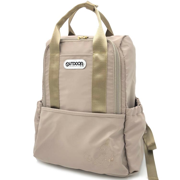 MOOMIIN×OUTDOOR　のリュック　おまけ付き ムーミン×OUTDOOR リュック ミイ柄 197808 MOOMIN ムーミン谷 ベージュ