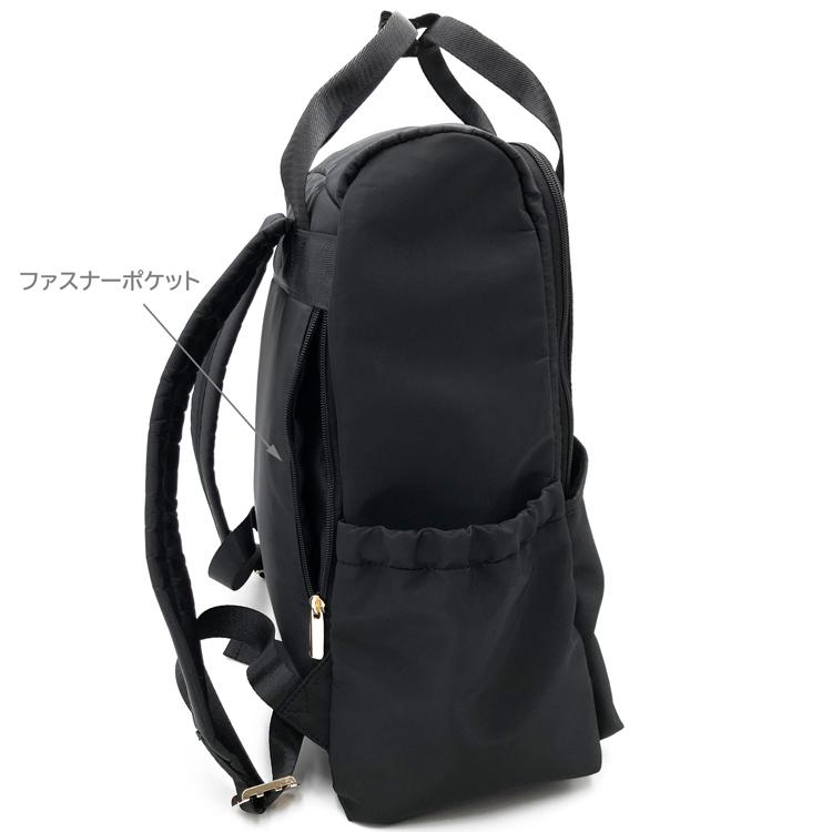 ムーミン×OUTDOOR リュック ミイ柄 197815 MOOMIN ムーミン谷 黒 