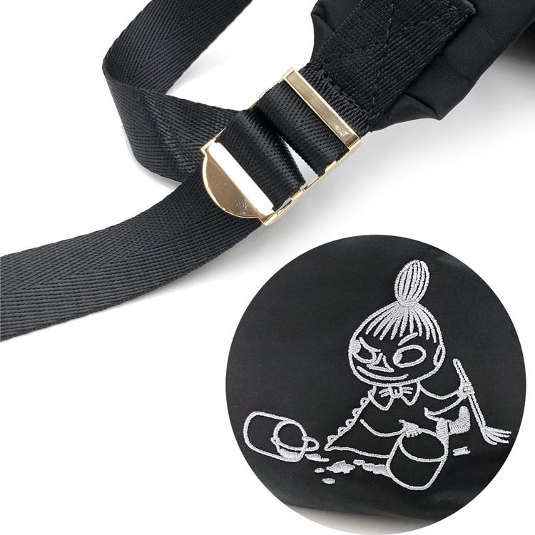 ムーミン×OUTDOOR リュック ミイ柄 197815 MOOMIN ムーミン谷 黒 