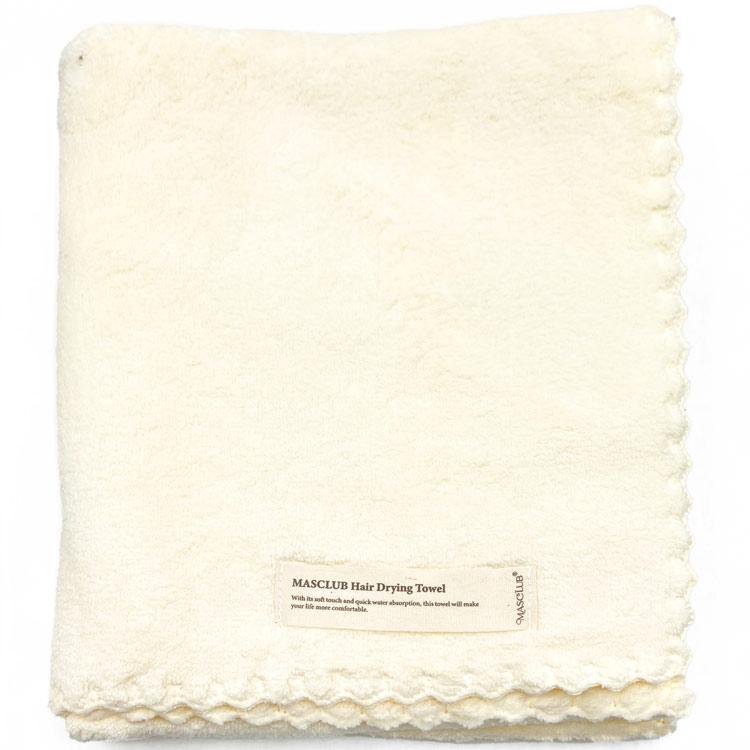 20260304SSMASCLUB MJA-01 超吸水速乾ヘアドライタオル オフホワイト