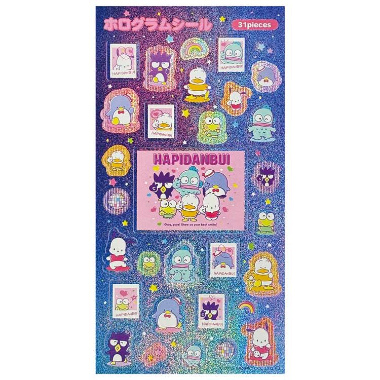 はぴだんぶい 銀ホロシール 079035 SANRIO サンリオキャラクターズ