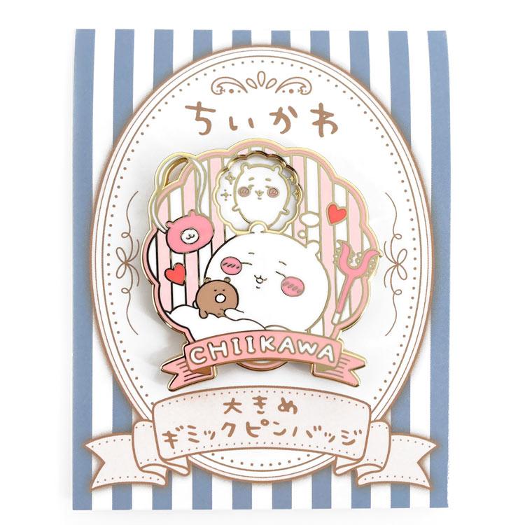 ちいかわ 大きめギミックピンバッジ 133323 CHIIKAWA なんか ちいかわ 大きめギミックピンバッジ 133323 CHIIKAWA なんか
