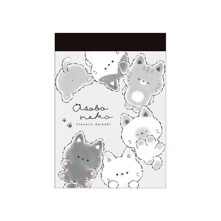 うちのねこちゃん ミニメモ あそぼうねこ めも メモ帳 メモ紙