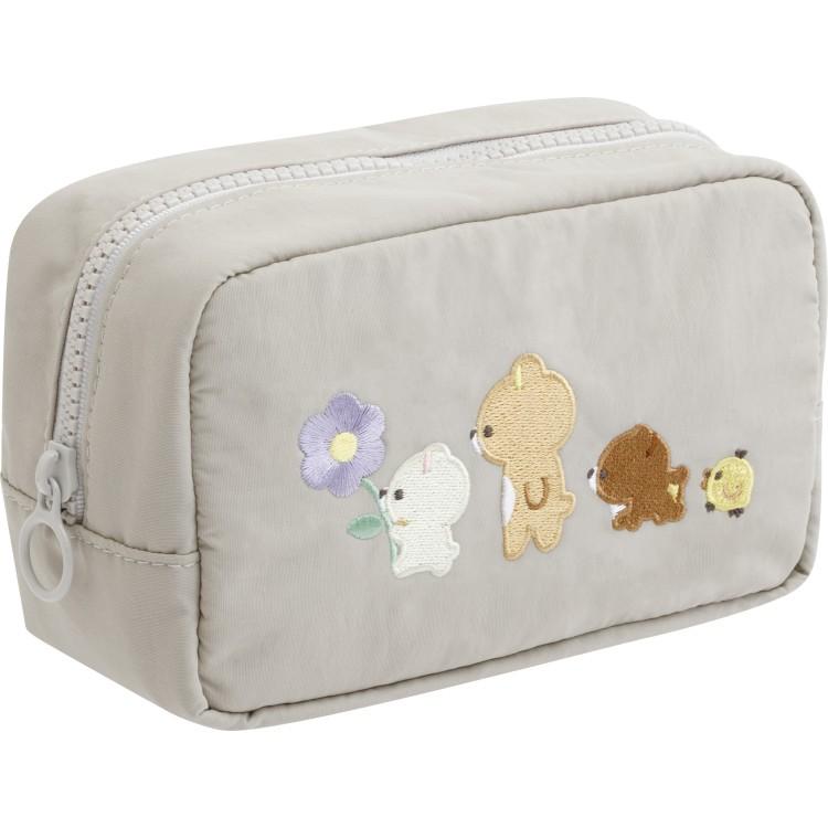 【詰め合わせbc】リラックマ ファニーパーツテーマ ポーチなど リラックマ ポーチ BASIC RILAKKUMA Flower ベーシック フラワー