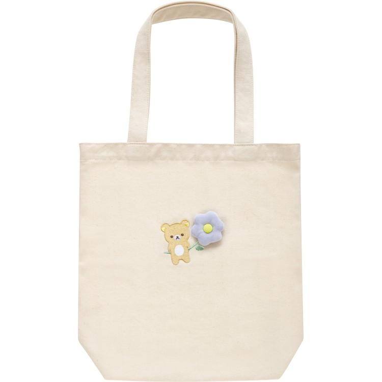 リラックマ トートバッグ BASIC RILAKKUMA Flower ベーシック フラワー