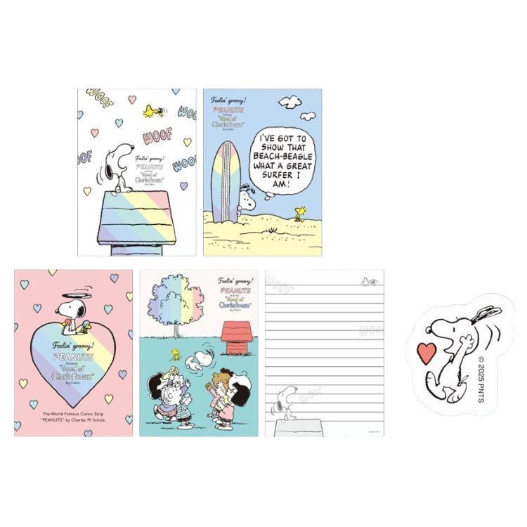スヌーピー メモパッド シール付 307730 SNOOPY ピーナッツ