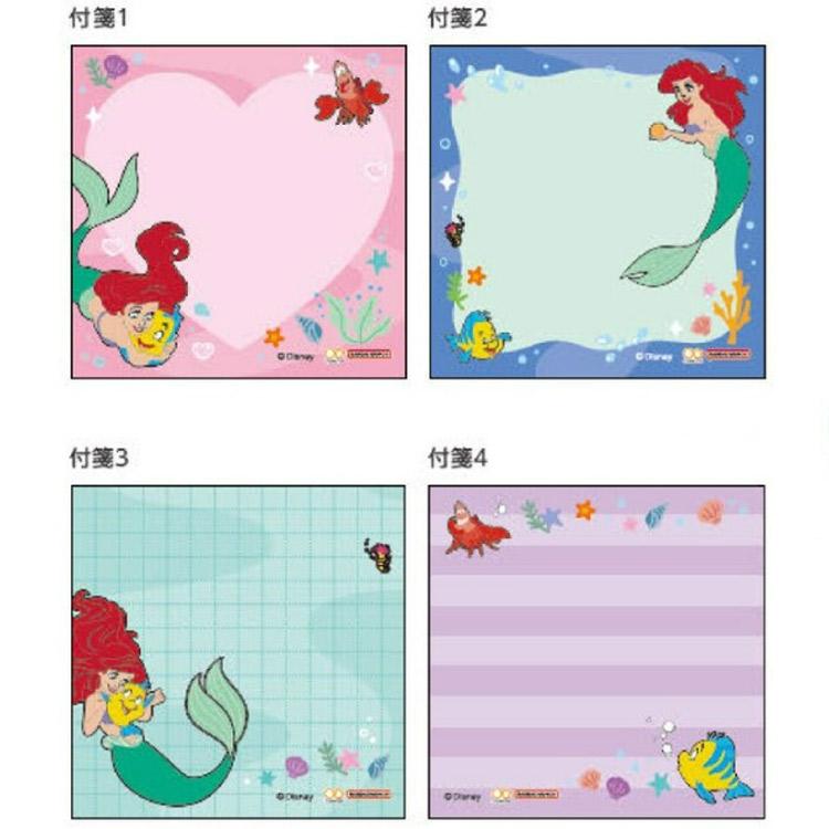 リトルマーメイド 付箋メモ アリエル Colorful Fairy Tales セール 