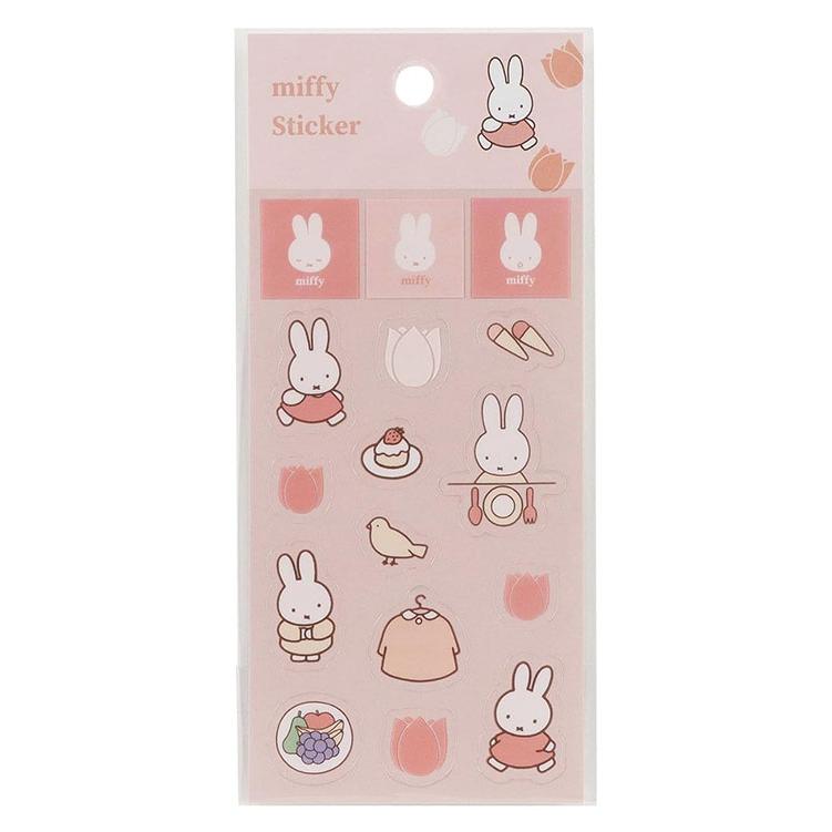 ミッフィー シール ピンク 199942 フラワー Miffy ディックブルーナ