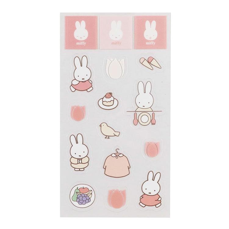 ミッフィー シール ピンク 199942 フラワー Miffy ディックブルーナ