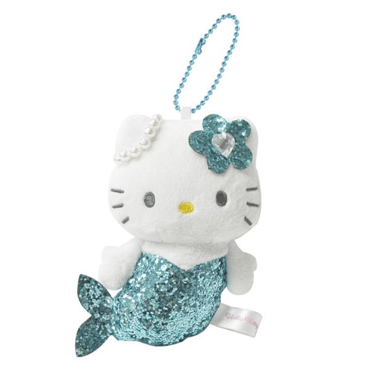 ハローキティ グリッターマスコット マーメイド ブルー 991454 Hello