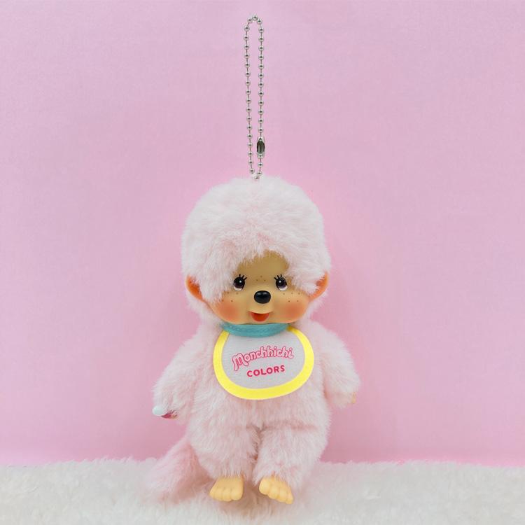 モンチッチ COLORS キーチェーン ピンク キーホルダー ぬいぐるみ ぬい