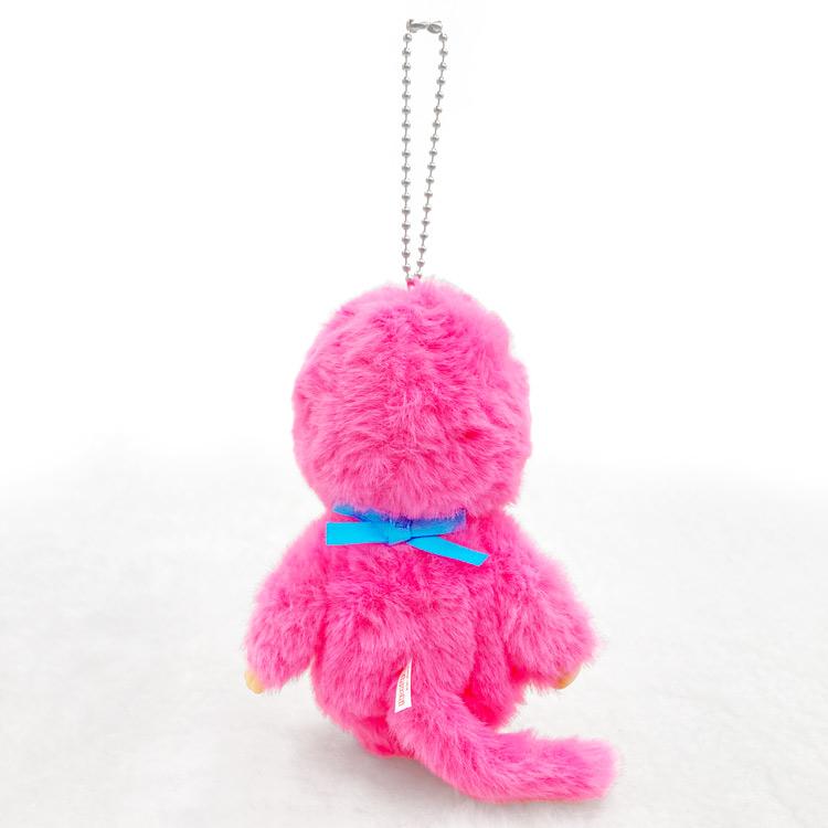 メイドモンチッチ ピンク マスコット キーホルダー モンチッチCOLORS キーチェーン ベリーピンク|【ぬいぐるみの