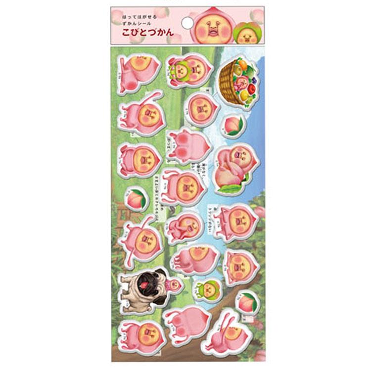 こびとづかん 図鑑シール カクレモモジリ 945030 : キャラクター雑貨