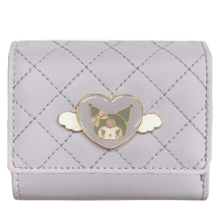 クロミ 三つ折り財布 151291 エンジェルメタル KUROMI サンリオ