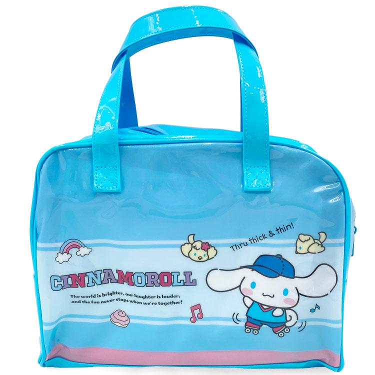 シナモロール ビニールボストンバッグ プールバッグ スイミングバッグ サマーアイテム 599669