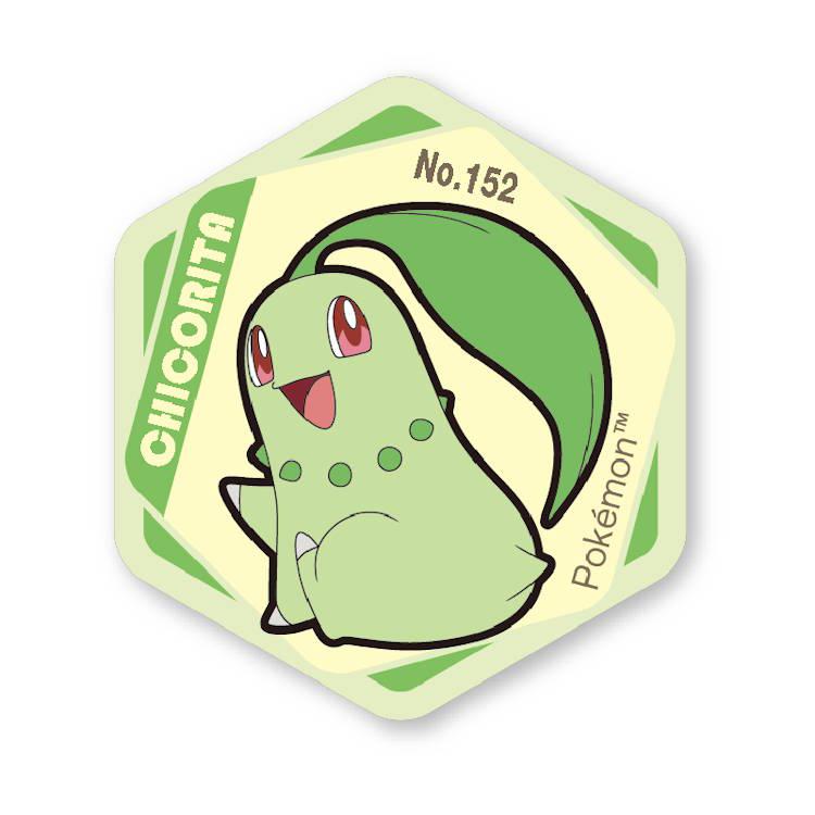 ポケットモンスター じしゃくでくっつく マグネットバッジ セット チコリータ ポケットモンスター ハニカムアクリルマグネット vol.6 チコリータ 六