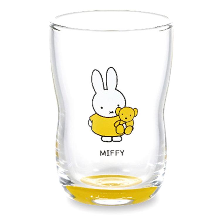 ミッフィー なかよしグラス イエロー くまちゃん 206114 miffy