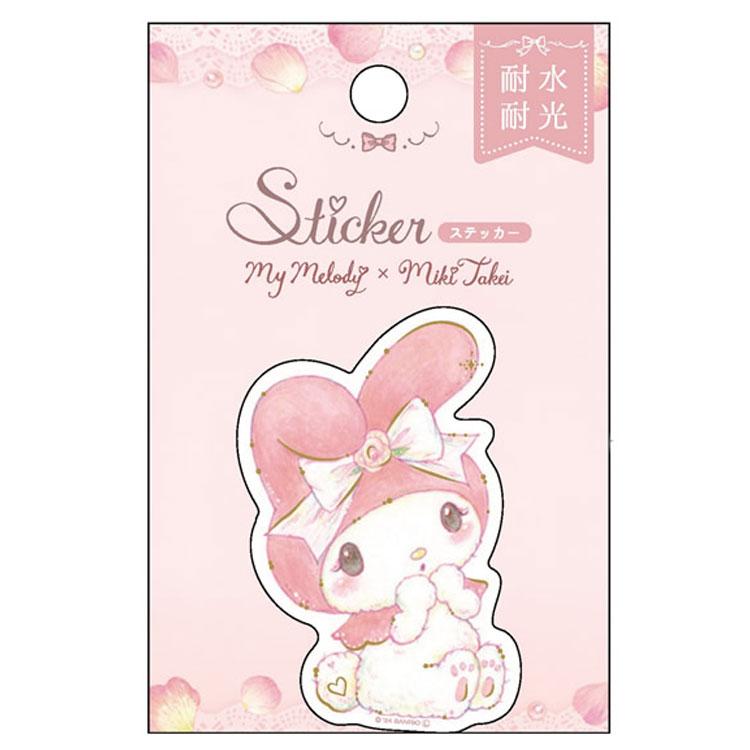 マイメロディ×たけいみき ステッカー ガーリーフルール 840906 SANRIO