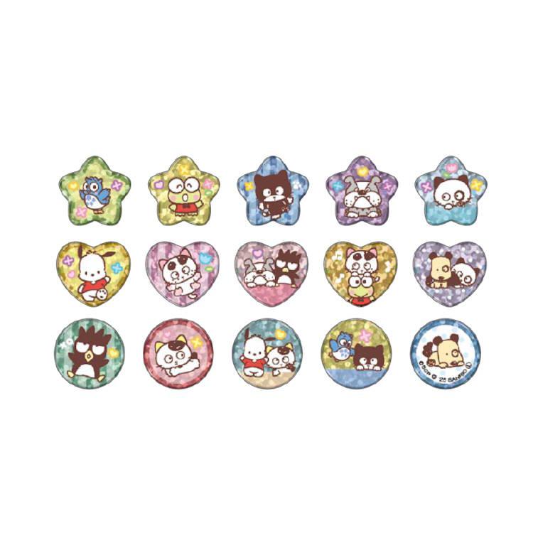 タマ&フレンズ×サンリオキャラクターズ おはじきシールフレーク