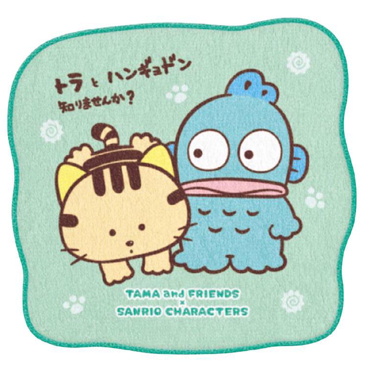 タマ&フレンズ×サンリオキャラクターズ ダイカットミニタオル トラと