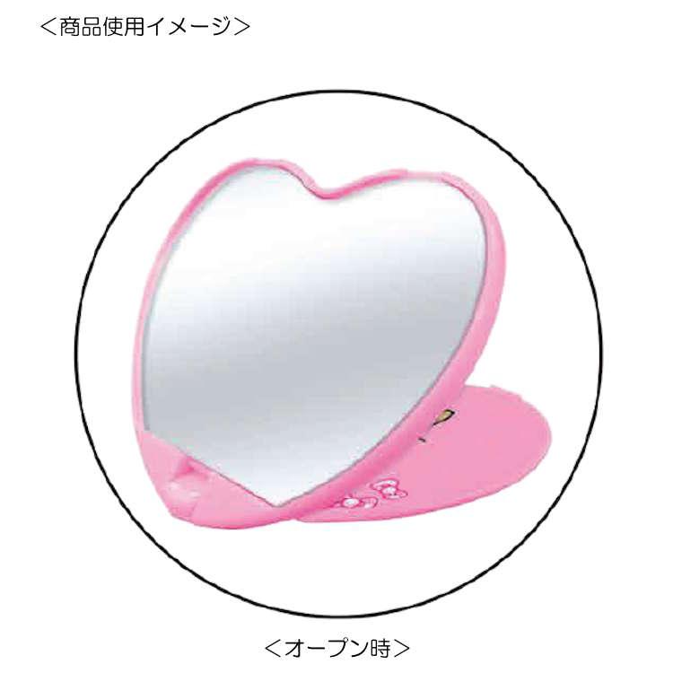ハローキティ 全身ミラー プリンセス リボン 鏡 全身鏡 レア ハローキティ マスコット付きLサイズミラー ブラックリボン 卓上ミラー