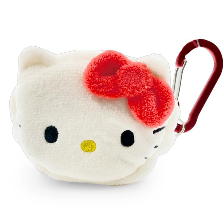 ハローキティ カラビナ付ふわミニポーチ ミニケース 小物入れ