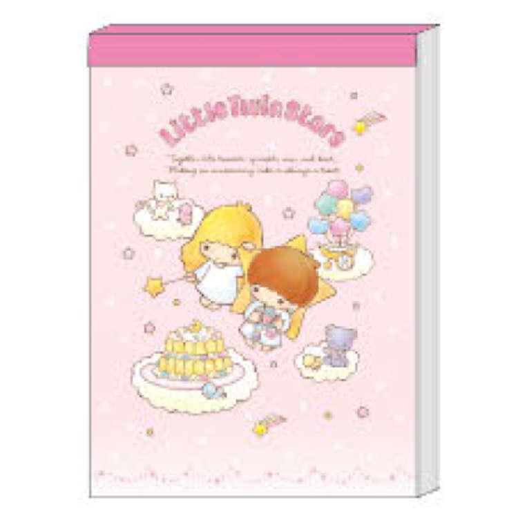 リトルツインスターズ メモミニ レトロ キキララ めも メモ帳 メモ紙