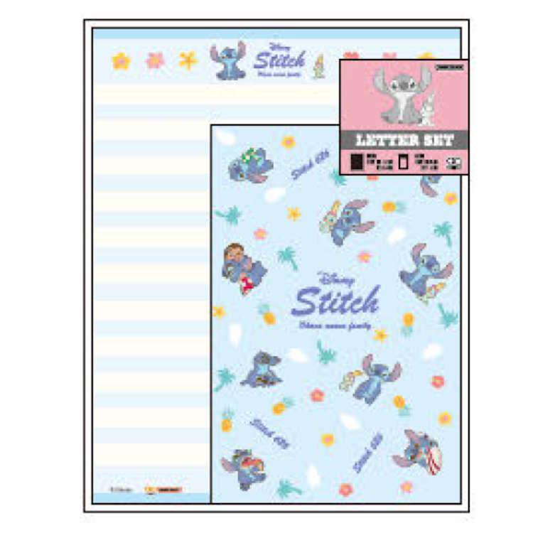 スティッチ レターセット 2D 手紙 てがみ 便箋 封筒 メッセージ 223360