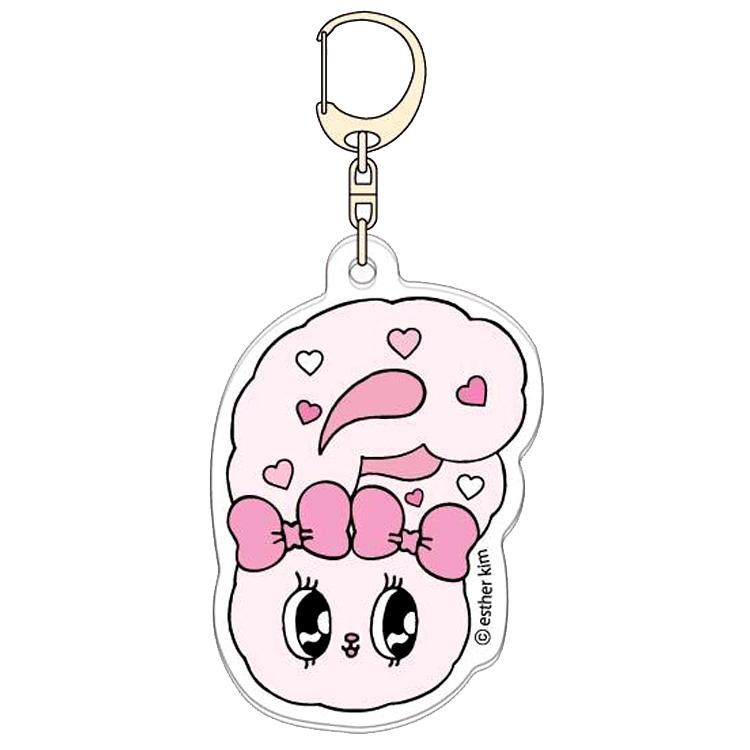 エスターバニー アクリルキーホルダー リボンバニー フェイス 346354