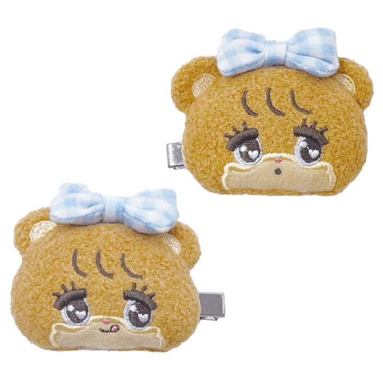 mikko illustrations ぬいぐるみヘアクリップ ラテ 990211 ミッコ