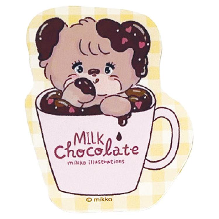 mikko illustrations ステッカー ラテ 990297 ミッコ : キャラクター