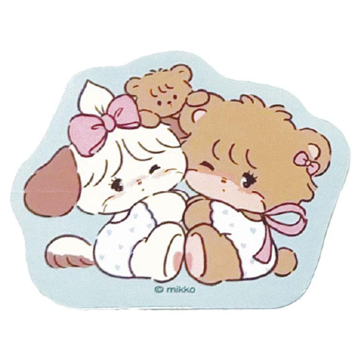 mikko illustrations ステッカー ぎゅっ 990334 ミッコ : キャラクター