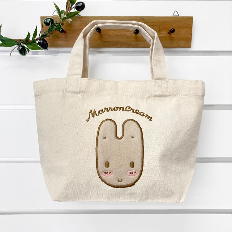 マロンクリーム アップリケランチトート NL 291892 marroncream